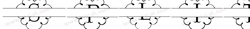 Split Monogram字体转换 Split Monogram字体转换